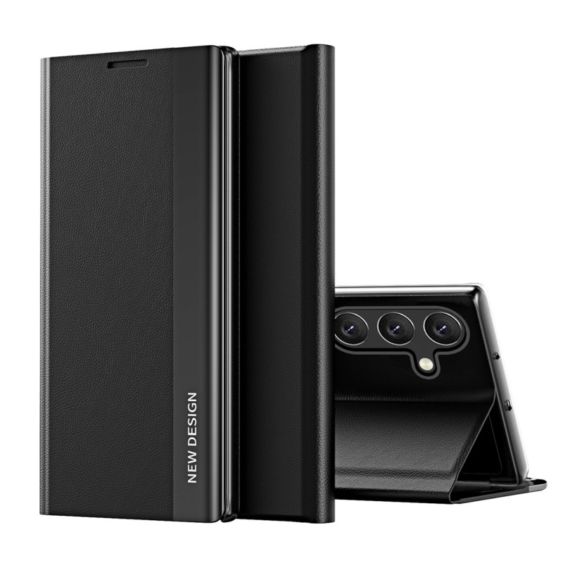 „Sleep Case Pro“ dėklas „Samsung Galaxy S24 FE“ su atlenkiama stovu – juodas
