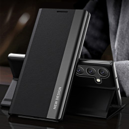 „Sleep Case Pro“ dėklas „Samsung Galaxy S24 FE“ su atlenkiama stovu – juodas