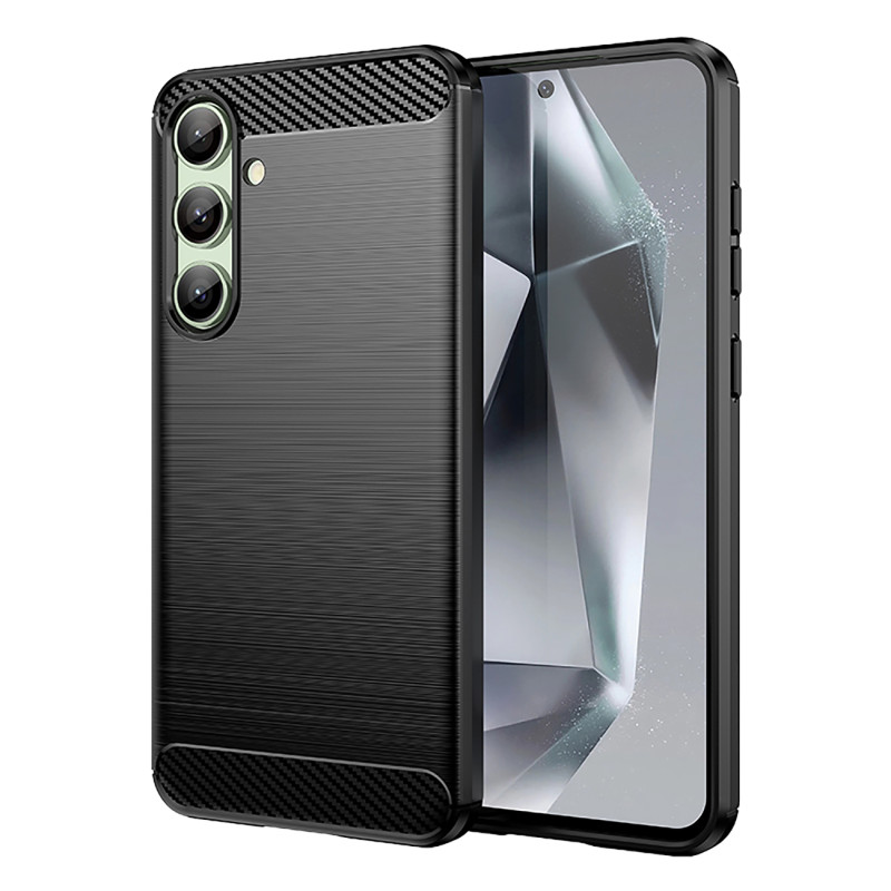 Anglies pluošto dėklas, skirtas „Samsung Galaxy S24 FE“ – juodas