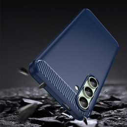 Anglies pluošto dėklas, skirtas „Samsung Galaxy S24 FE“ – mėlynas