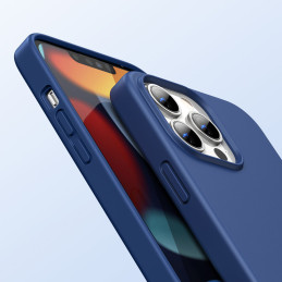 Ugreen apsauginis silikoninis dėklas, lankstus silikoninis dėklas, skirtas iPhone 13 Pro Max Blue