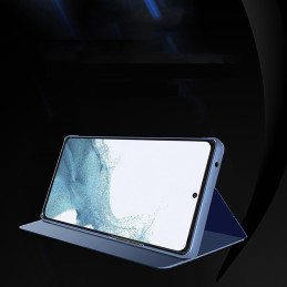 „Clear View“ dėklas, skirtas „Samsung Galaxy A16 / A16 5G“ atverčiamam dėklui – mėlynas