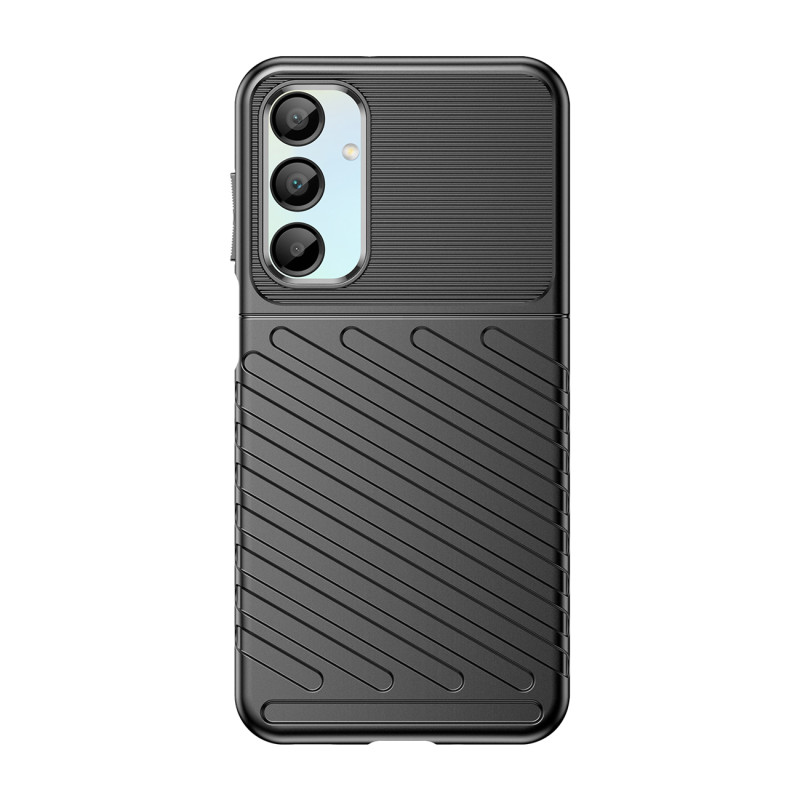„Thunder“ dėklas, skirtas „Samsung Galaxy A16 / A16 5G“ silikoniniam šarvuotam dėklui – juodas