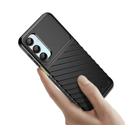„Thunder“ dėklas, skirtas „Samsung Galaxy A16 / A16 5G“ silikoniniam šarvuotam dėklui – juodas