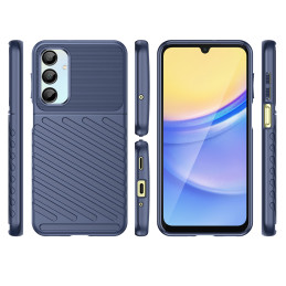 „Thunder“ dėklas, skirtas „Samsung Galaxy A16 / A16 5G“ silikoniniam šarvuotam dėklui – mėlynas