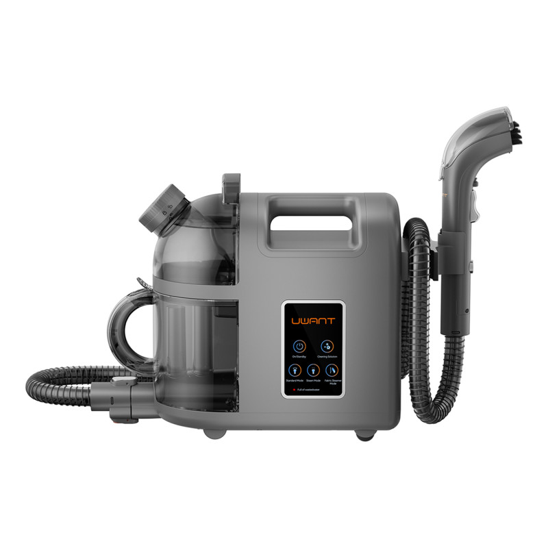 UWANT B200 12000Pa 1900W plovimo dulkių siurblys su giluminio valymo garais funkcija - pilkas