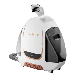 UWANT B100-S 12000Pa 450W skalbimo dulkių siurblys alergiškiems žmonėms, valymas garais - baltas