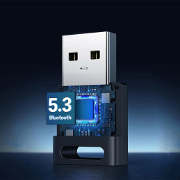 „Ugreen CM591“ USB-A „Bluetooth 5.3“ adapteris – juodas