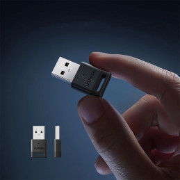 „Ugreen CM591“ USB-A „Bluetooth 5.3“ adapteris – juodas