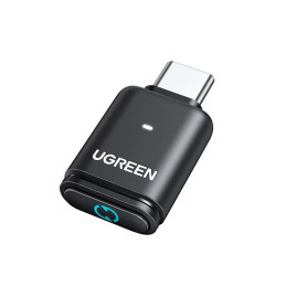 „Ugreen BT501 USB-C Bluetooth 5.3“ garso adapteris su „aptX“ siųstuvu – juodas