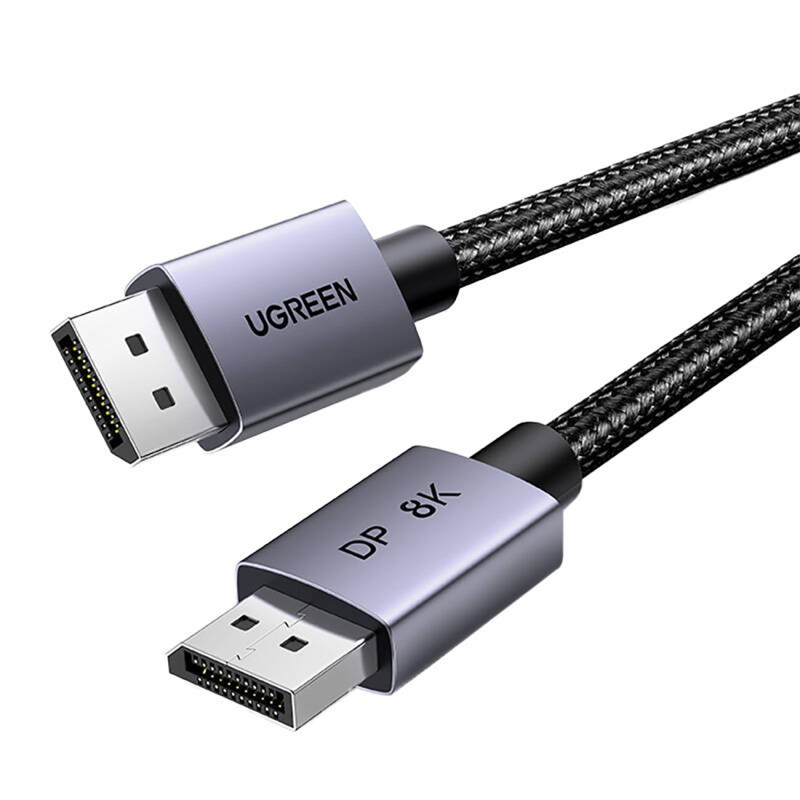 Ugreen DP120 DisplayPort 1.4 1m kabelis - juodas