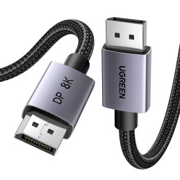 Ugreen DP120 DisplayPort 1.4 1m kabelis - juodas