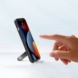 Ugreen Fusion Kickstand Case kietas dėklas su gelio rėmeliu ir stovu iPhone 13 black (90152)