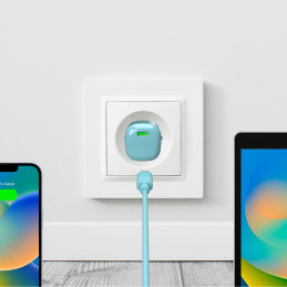 „Puro“ 20 W GaN USB-C sieninis įkroviklis – žalias
