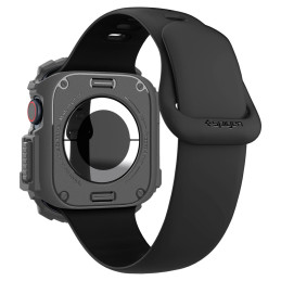 „Spigen Rugged Armor“ dėklas, skirtas „Apple Watch 10“ (46 mm) – pilkas