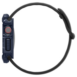 „Spigen Rugged Armor“ dėklas, skirtas „Apple Watch 10“ (46 mm) – tamsiai mėlynas