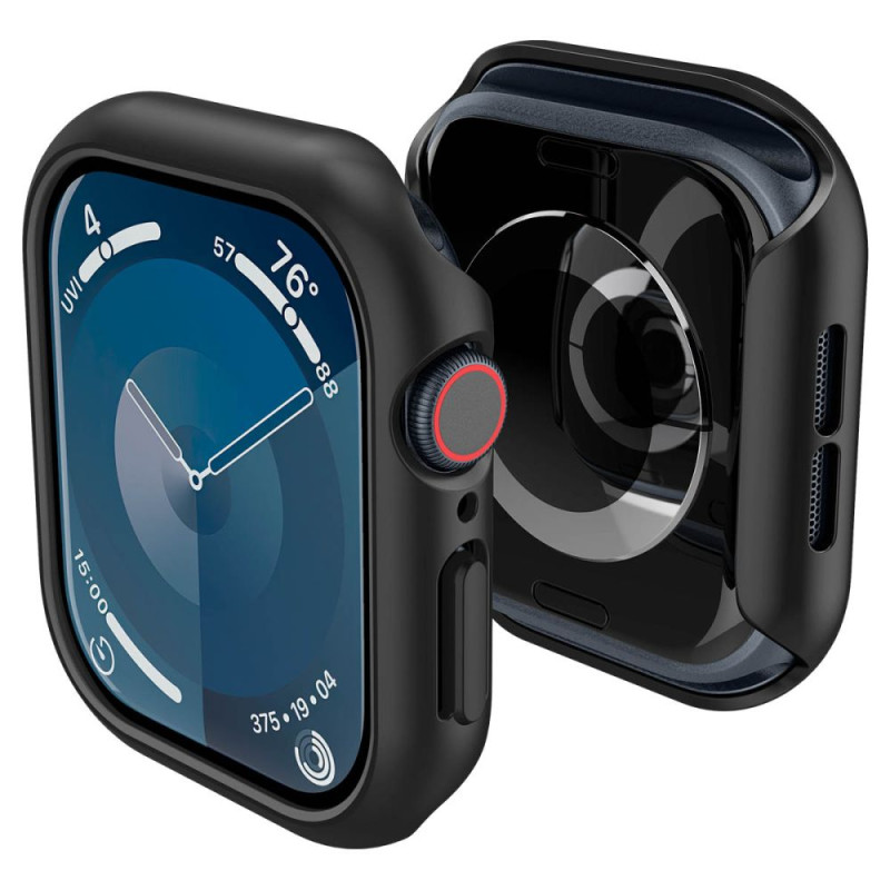 „Spigen Thin Fit“ dėklas, skirtas „Apple Watch 10“ (46 mm) – juodas