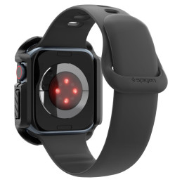 „Spigen Tough Armor“ dėklas, skirtas „Apple Watch 10“ (46 mm) – juodas