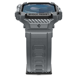 „Spigen Rugged Armor“ dėklas, skirtas „Apple Watch 10“ (46 mm) – pilkas