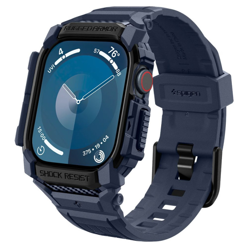 „Spigen Rugged Armor Pro“ Apple laikrodžio dirželis, 46 mm – mėlynas