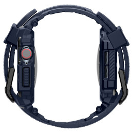 „Spigen Rugged Armor Pro“ Apple laikrodžio dirželis, 46 mm – mėlynas