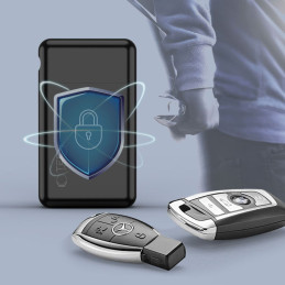 „Tech-Protect KLR200“ metalinis automobilio raktų dėklas su RFID blokavimu – juodas