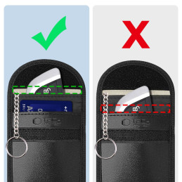 „Tech-Protect KLR100“ RFID blokuojantis automobilio raktų dėklas – juodas