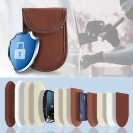 „Tech-Protect KLR100“ RFID blokuojantis automobilio raktų dėklas – rudas
