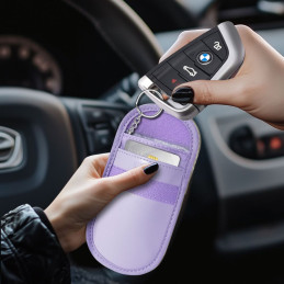 „Tech-Protect KLR100“ RFID blokuojantis automobilio raktų dėklas – violetinė