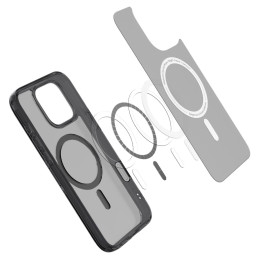 „Spigen Ultra Hybrid T“ „MagSafe“ dėklas, skirtas „iPhone 16 Pro Max“ – juodas