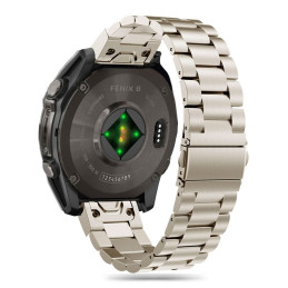 „Tech-Protect“ nerūdijančio plieno apyrankė, skirta „Garmin Fenix 5X / 5X PLUS / 6X / 6X PRO / 7X / 8“ (51 MM) – titano ...
