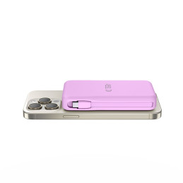 „Tech-Protect PB31 MagSafe 10000mAh“ išorinė baterija – violetinė