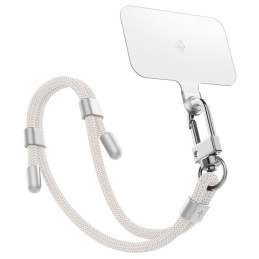 „Spigen“ universalus virvelės ir pakabuko rinkinys – baltas