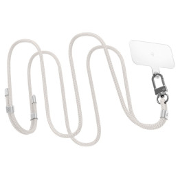 „Spigen“ universalus virvelės ir pakabuko rinkinys – baltas