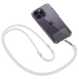 „Spigen“ universalus virvelės ir pakabuko rinkinys – baltas
