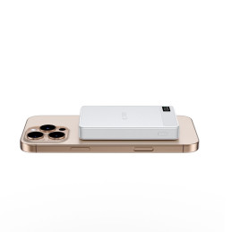 Išorinė baterija „Tech-Protect PB33 LifeMag MagSafe 5000mAh“ – sidabrinė