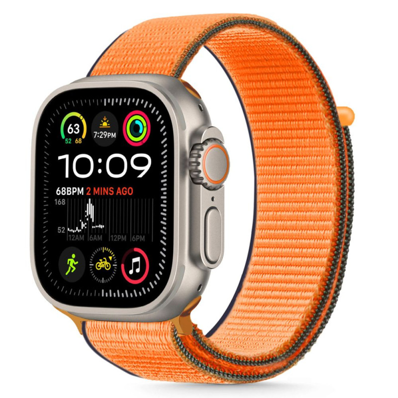 „Tech-Protect“ nailono dirželis „Apple Watch 44 / 45 / 46 / 49 mm“ – oranžinis