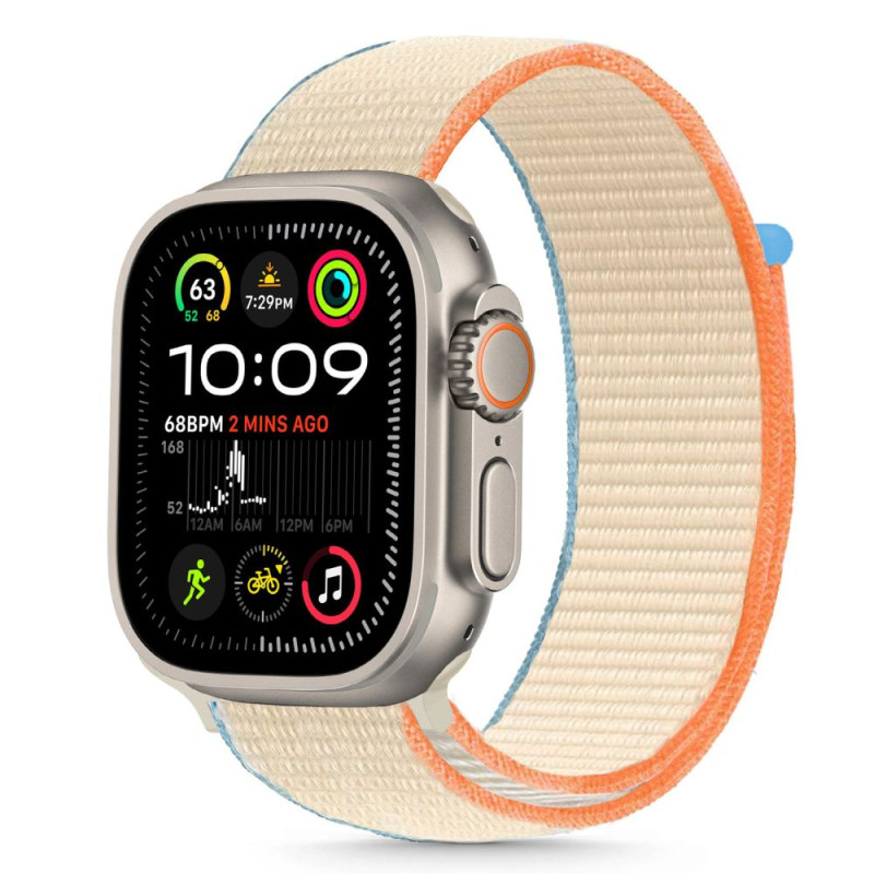 „Tech-Protect“ nailoninis „Apple Watch“ dirželis, 40/ 41/ 42 mm, smėlio spalvos