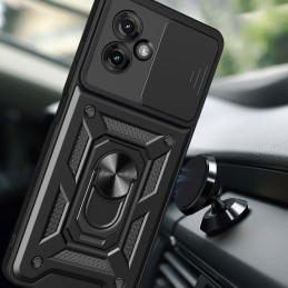 „Tech-Protect CamShield Pro“ dėklas, skirtas „Motorola Moto G55 5G“ – juodas