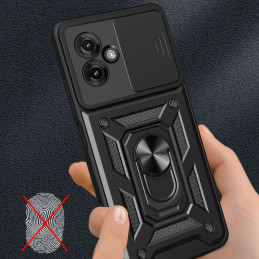 „Tech-Protect CamShield Pro“ dėklas, skirtas „Motorola Moto G55 5G“ – juodas