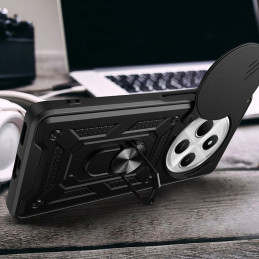 „Tech-Protect CamShield Pro“ dėklas, skirtas „Xiaomi Redmi 14C“ / „Poco C75“ – juodas