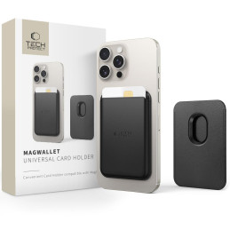 „Tech-Protect MagWallet Magsafe“ kortelių dėklas – juodas