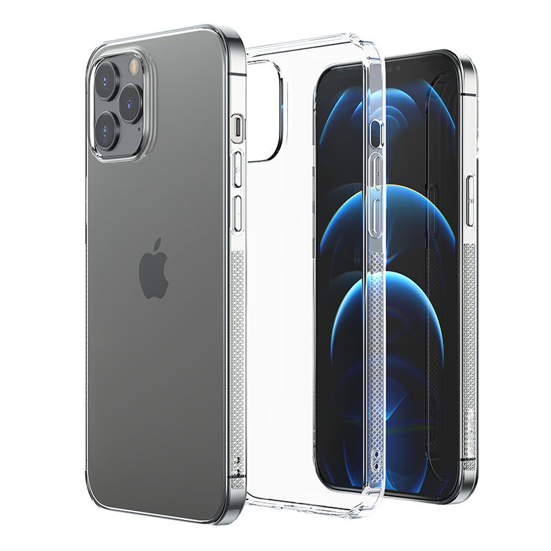 „Joyroom New T Case Cover“, skirtas „iPhone 13 Pro Max Gel Case“, skaidrus (JR-BP944 skaidrus)
