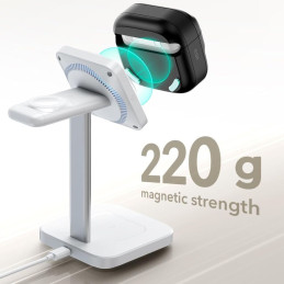 ESR Pulse Halolock Magsafe dėklas, skirtas AirPods 4 ausinėms – juodas