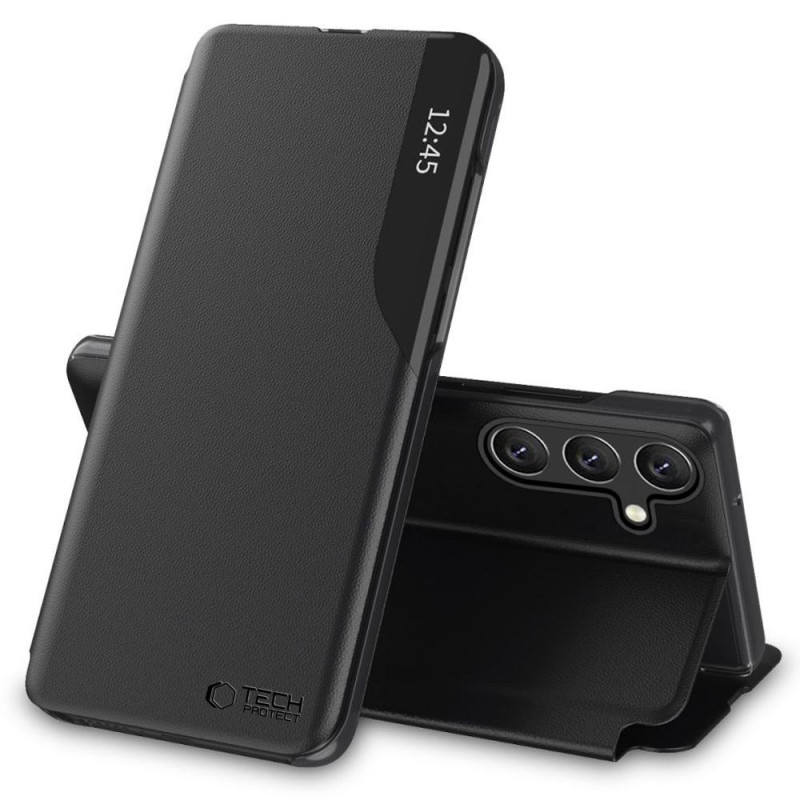 „Tech-Protect Smart View“ dėklas, skirtas „Galaxy A16 4G / 5G“ – juodas