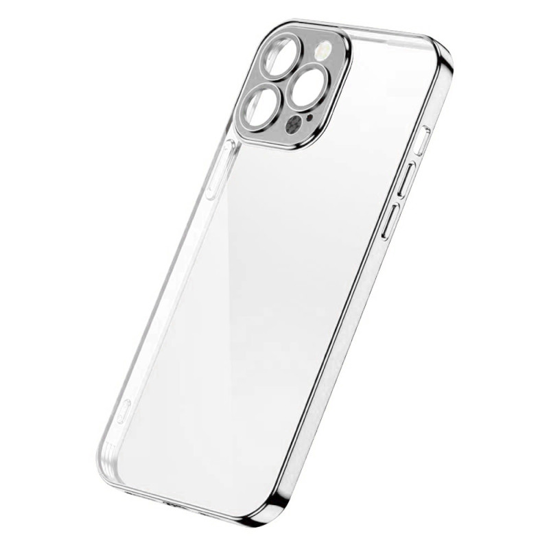 Joyroom Chery Mirror Case dangtelis iPhone 13 Pro korpusui su metaliniu rėmeliu sidabro spalvos (JR-BP908 sidabras)