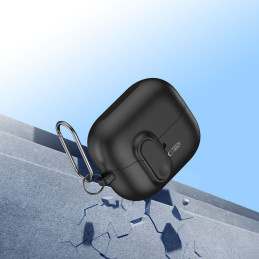 „Tech-Protect“ plonas kabliuko dėklas „Samsung Galaxy Buds 3 / 3 Pro“ – juodas