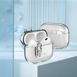 „Tech-Protect“ plonas kabliuko dėklas, skirtas „AirPods 1“ / „2“ – skaidrus