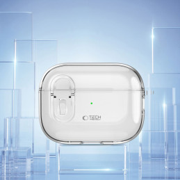 „Tech-Protect“ plonas kabliuko dėklas, skirtas „AirPods 1“ / „2“ – skaidrus