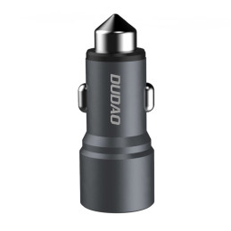 Dudao automobilinis įkroviklis 2x USB 3.1A pilka (R5 pilka)